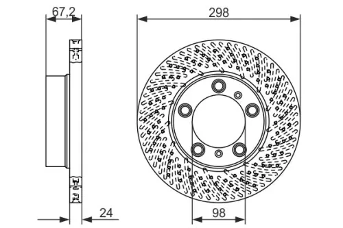 BOSCH Brake Disc (0986479675)