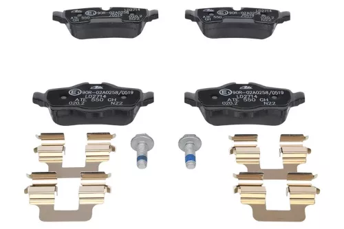 ATE Brake Pad Set, disc brake (13.0470-2714.2)
