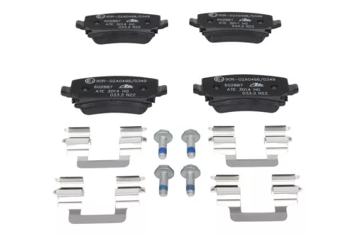 ATE Brake Pad Set, disc brake (13.0460-2887.2)