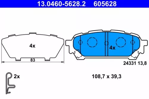 Brake Pad Set, disc brake