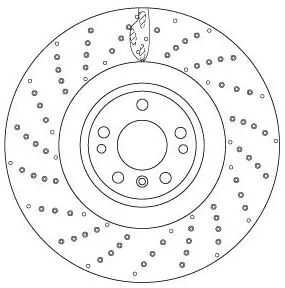 TRW Brake Disc (DF6687S)