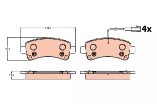 Brake Pad Set, disc brake