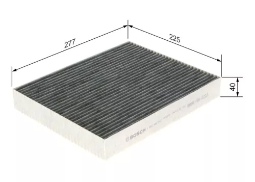 BOSCH Filter, cabin air (1987435552)
