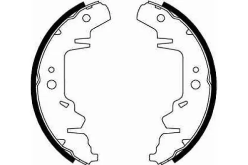 TRW Brake Shoe Set (GS8643)
