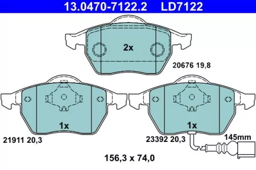 Brake Pad Set, disc brake