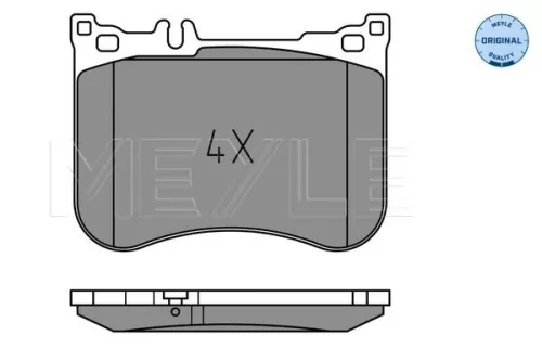 MEYLE Brake Pad Set, disc brake (0252570617)