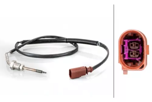 Sensor, exhaust gas temperature