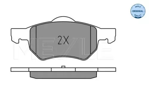 MEYLE Brake Pad Set, disc brake (0252380718)