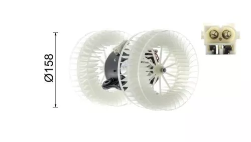 MAHLE Interior Blower (AB40000P)