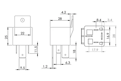 BOSCH Multifunctional Relay (0986AH0080)