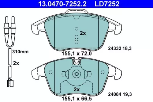 Brake Pad Set, disc brake