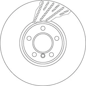TRW Brake Disc (DF6611S)