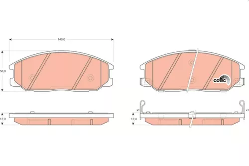 Brake Pad Set, disc brake
