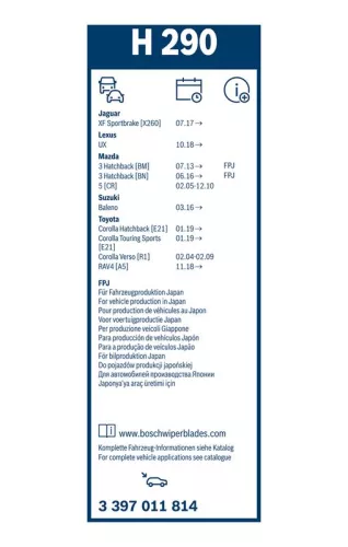 BOSCH Wiper Blade (3397011814)