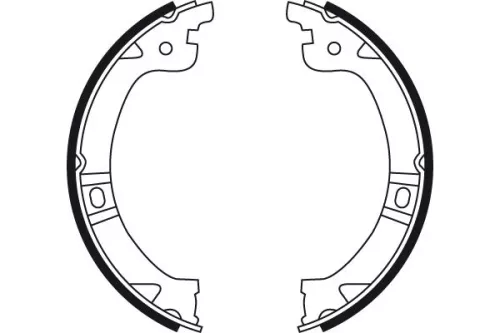 TRW Brake Shoe Set, parking brake (GS8759)