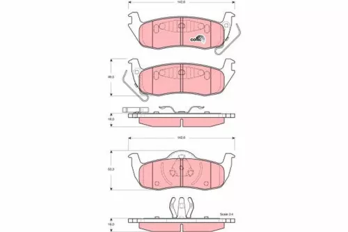 Brake Pad Set, disc brake