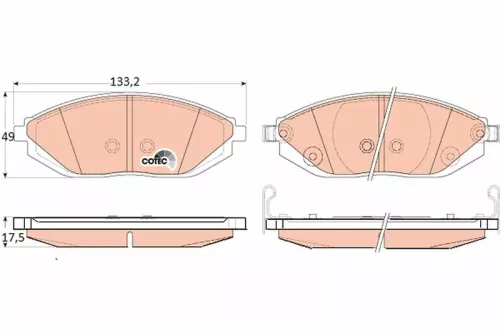 Brake Pad Set, disc brake