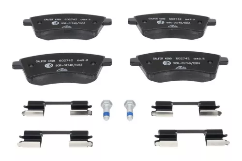 ATE Brake Pad Set, disc brake (13.0460-2742.2)