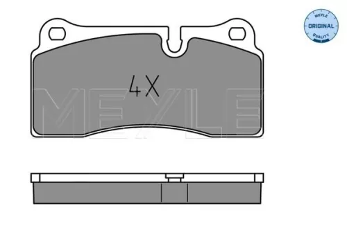 MEYLE Brake Pad Set, disc brake (0252426118)
