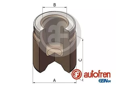 Piston, brake caliper