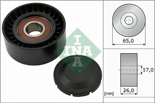 Deflection/Guide Pulley, V-ribbed belt