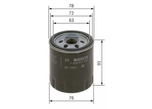 BOSCH Oil Filter (F026407233)