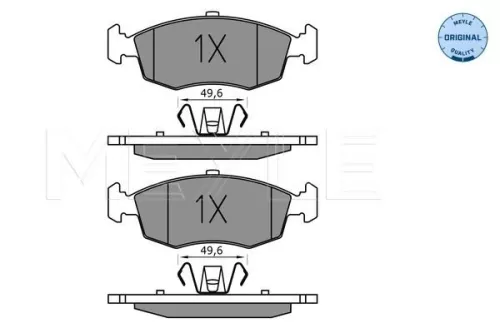 MEYLE Brake Pad Set, disc brake (0252532317)