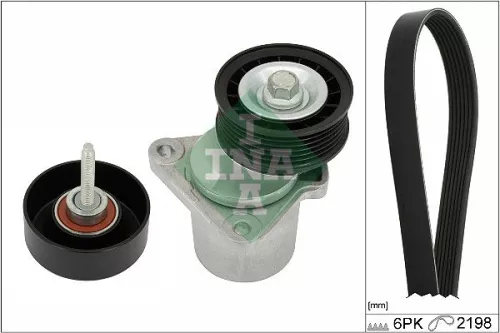 Schaeffler INA Deflection/Guide Pulley, V-ribbed belt (532090910)
