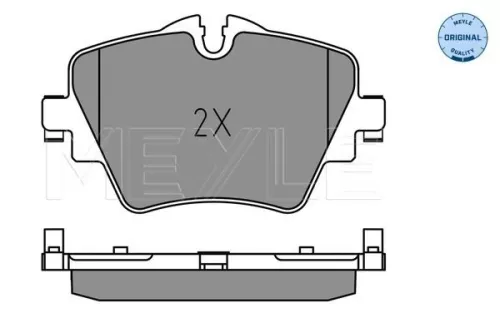 MEYLE Brake Pad Set, disc brake (0252561718)
