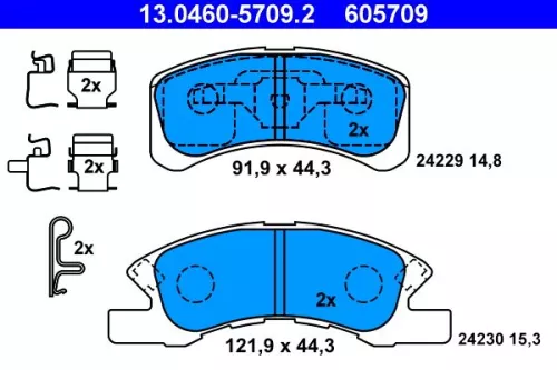 Brake Pad Set, disc brake