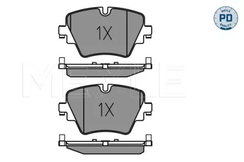 MEYLE Brake Pad Set, disc brake (0252561718/PD)