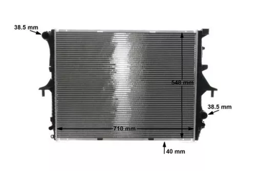MAHLE Radiator, engine cooling (CR571000S)