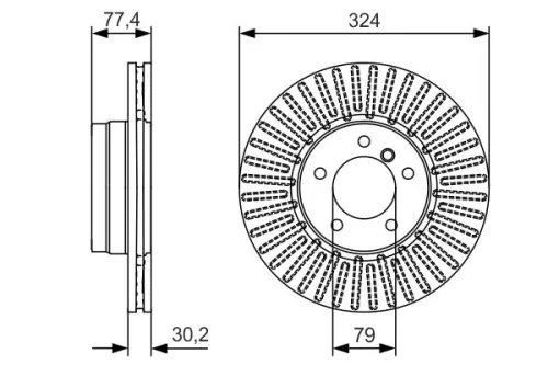 BOSCH Brake Disc (0986479D39)