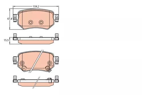 Brake Pad Set, disc brake