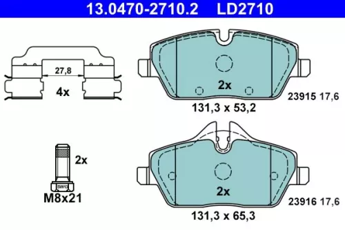 Brake Pad Set, disc brake