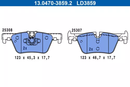 Brake Pad Set, disc brake