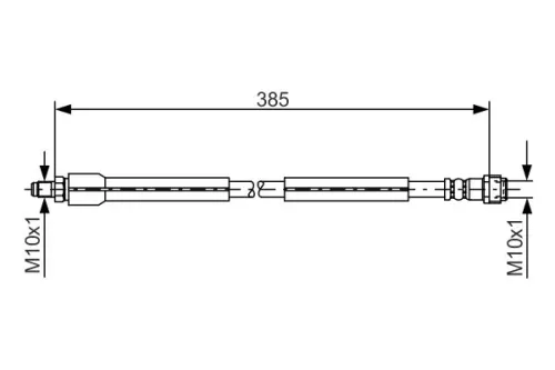 BOSCH Brake Hose (1987476949)