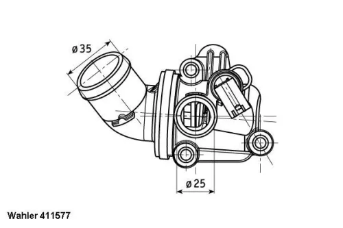 Thermostat, coolant