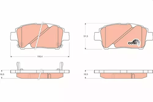 Brake Pad Set, disc brake