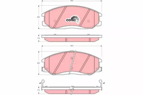 Brake Pad Set, disc brake
