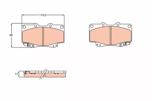 Brake Pad Set, disc brake