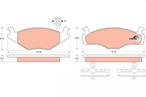 Brake Pad Set, disc brake
