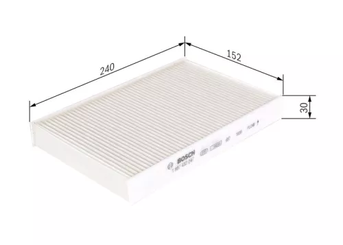 BOSCH Filter, cabin air (1987432247)