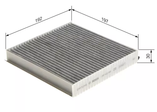 BOSCH Filter, cabin air (1987432568)