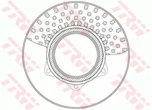 TRW Brake Disc (DF6334S)