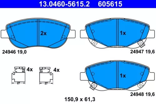 Brake Pad Set, disc brake