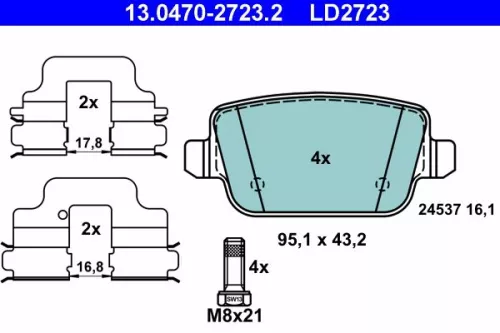 Brake Pad Set, disc brake