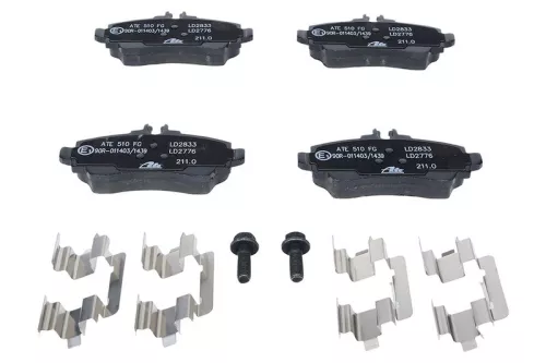 ATE Brake Pad Set, disc brake (13.0470-2776.2)