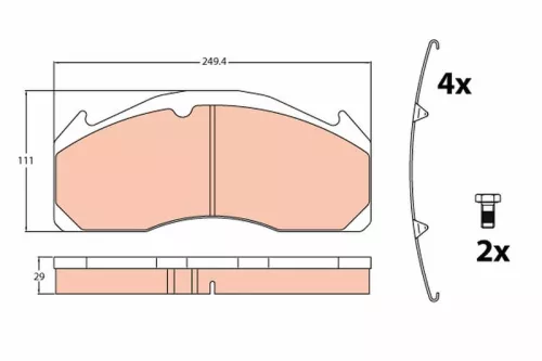 Brake Pad Set, disc brake