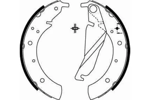 TRW Brake Shoe Set (GS8209)